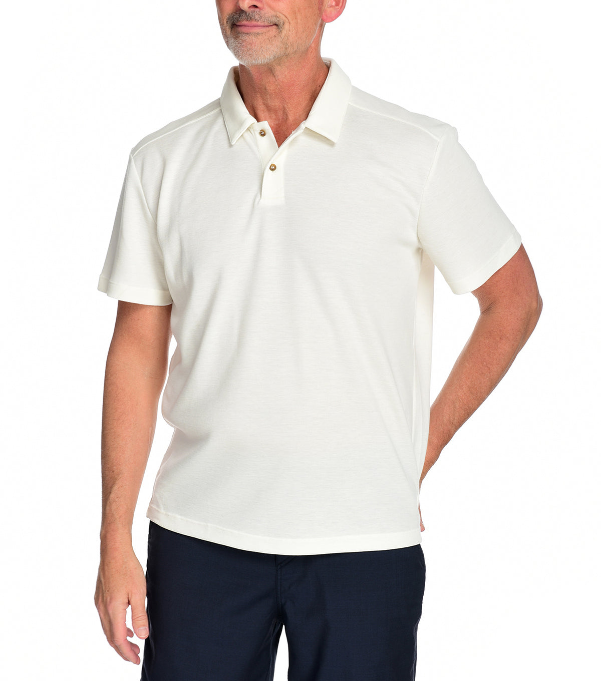 Men&#39;s Kent Polo by Fisher + Baker Natural