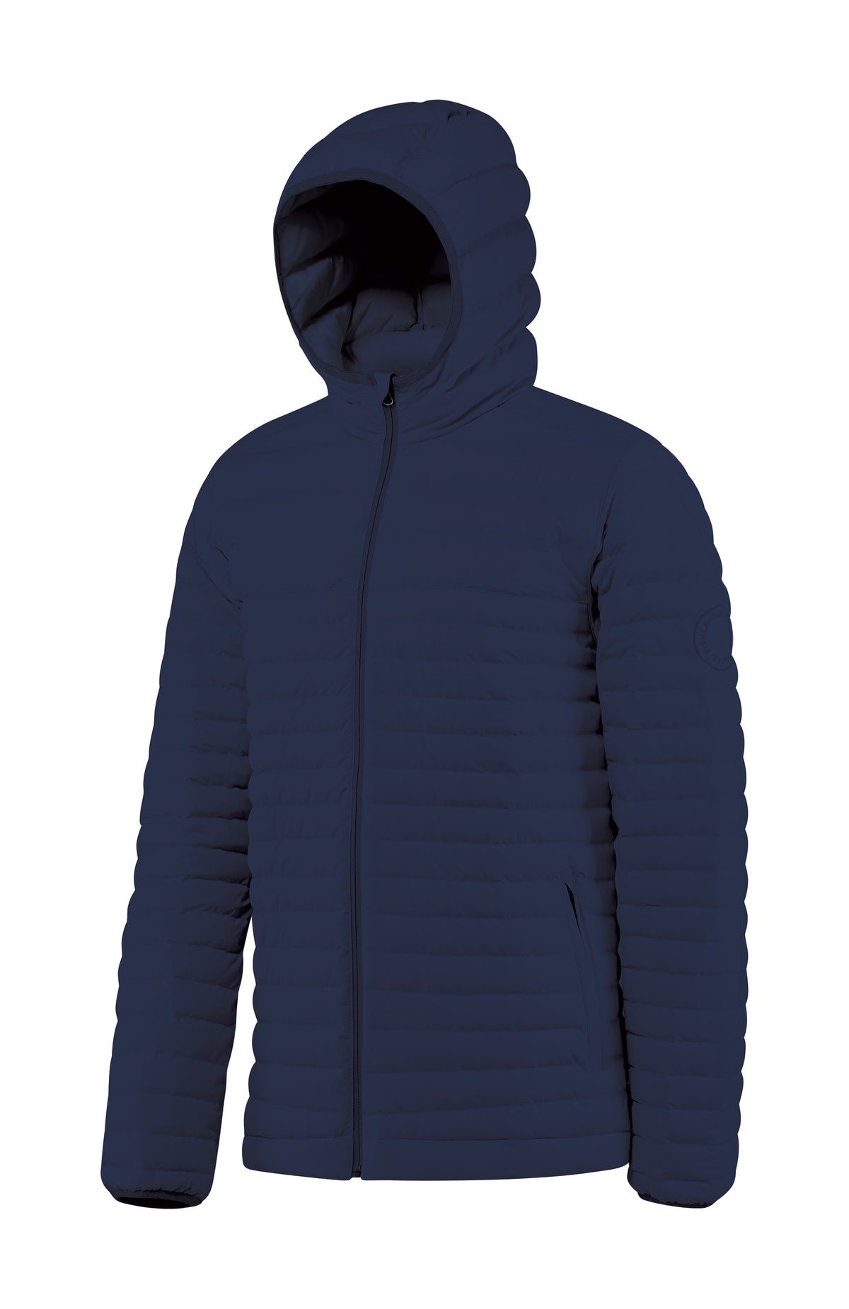 Men&#39;s Hooded Down Insulated Jacket the Passage by Fisher + Baker Navy