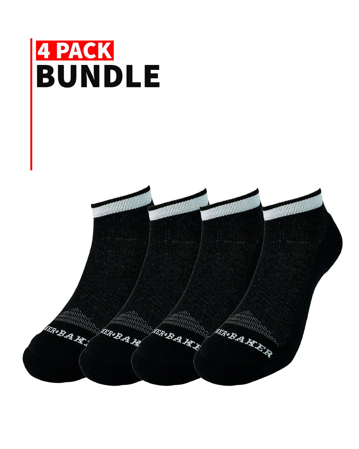 Men&#39;s drirelease Sport Socks - 4 Pack BUNDLE