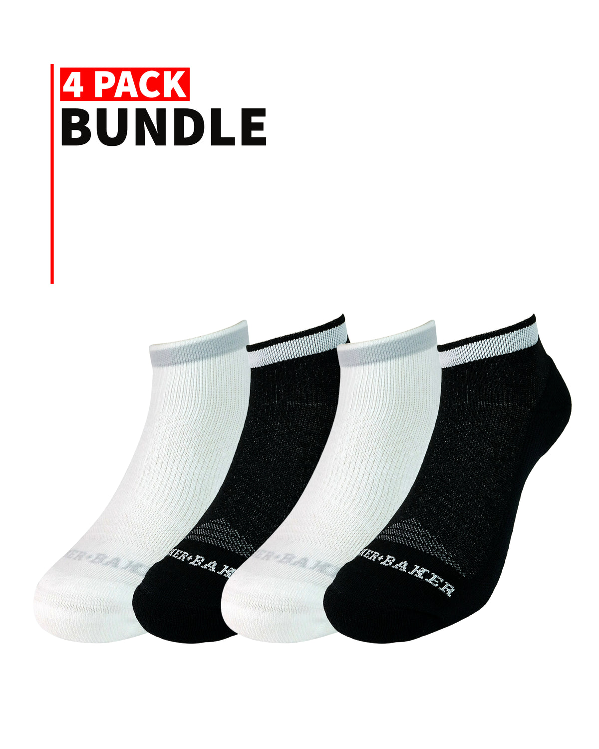 Men&#39;s drirelease Sport Socks - 4 Pack BUNDLE