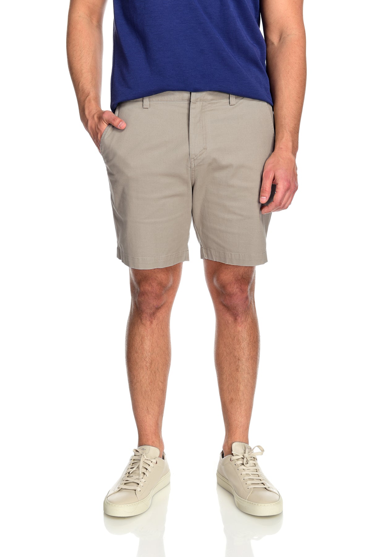 Men&#39;s 2-way stretching and breathable cotton blend Grayson Shorts in Khaki