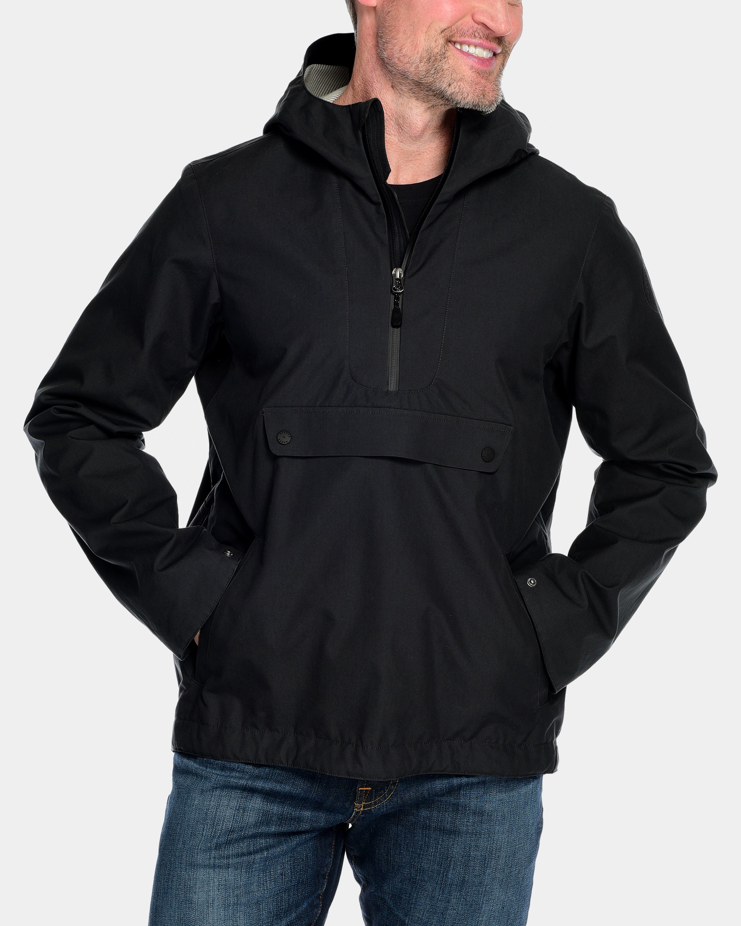 Men's Waterproof Anorak jacket the Greenwich Anorak by Fisher + Baker