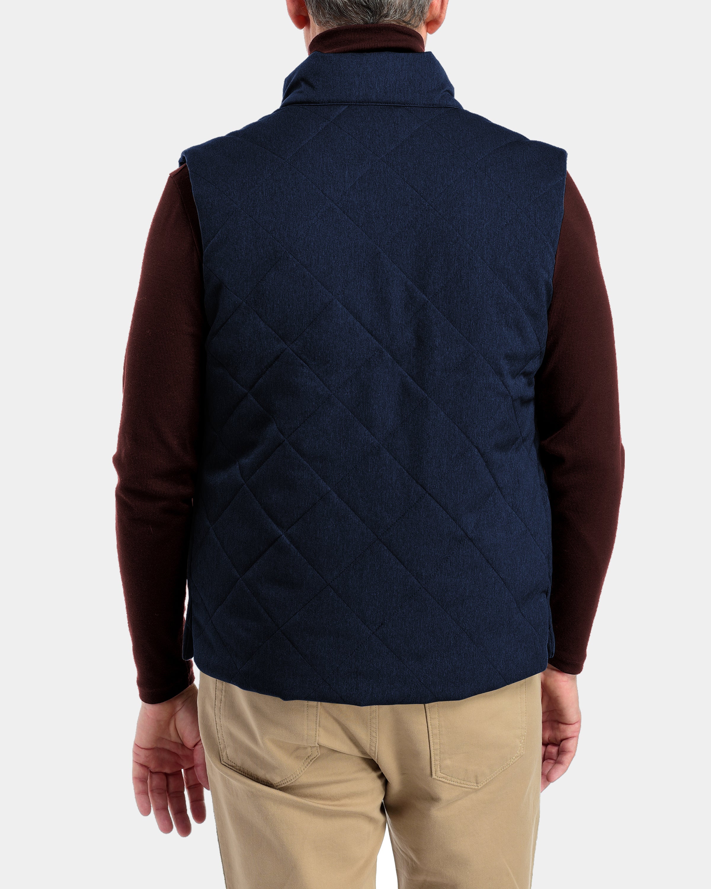JCrew Men's Sussex Quilted Vest Insulated Outerwear 35919 $138 Vintage Navy  XS
