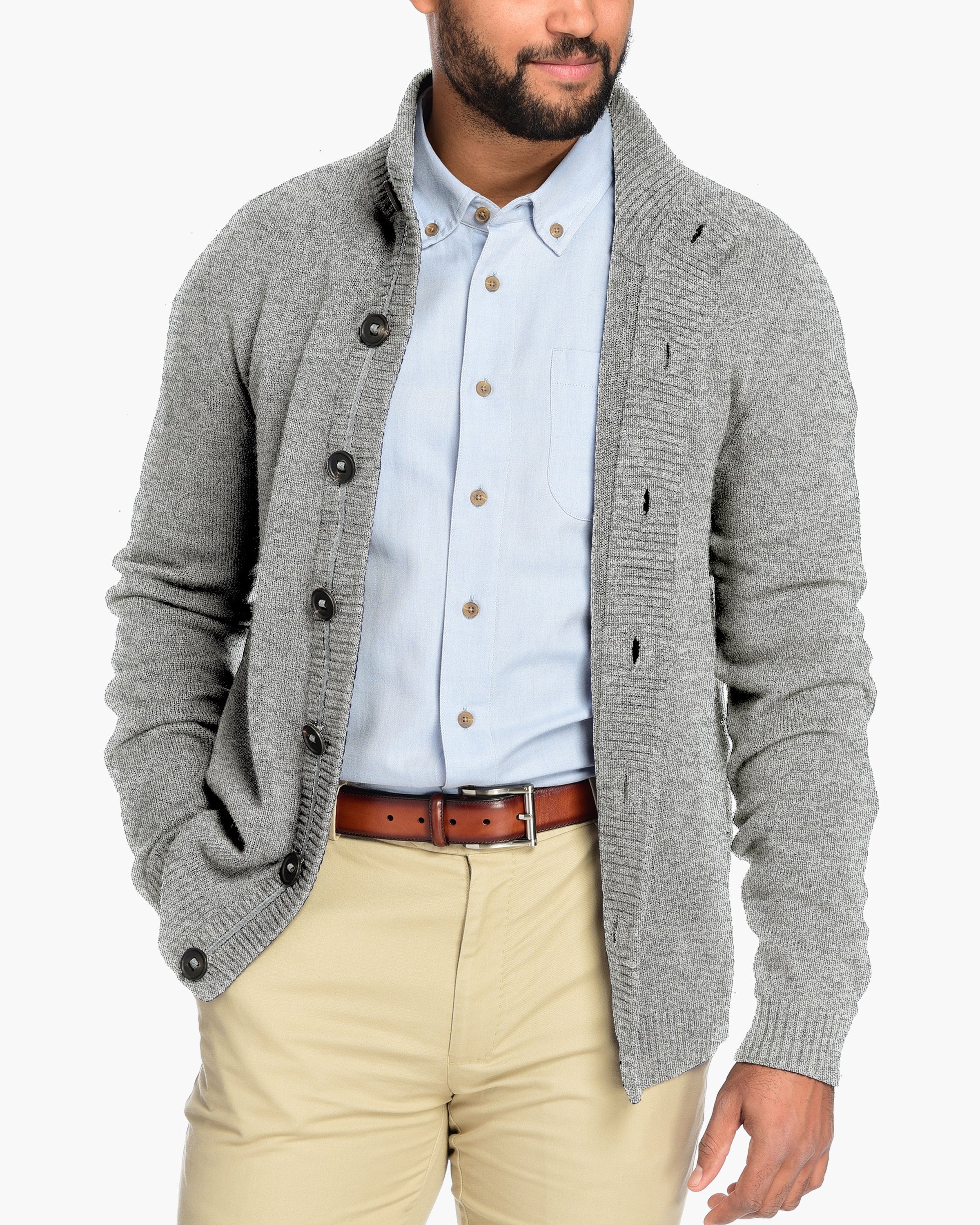 Men's Cardigan Sweater the Palmer Cardigan Sweater by Fisher Baker