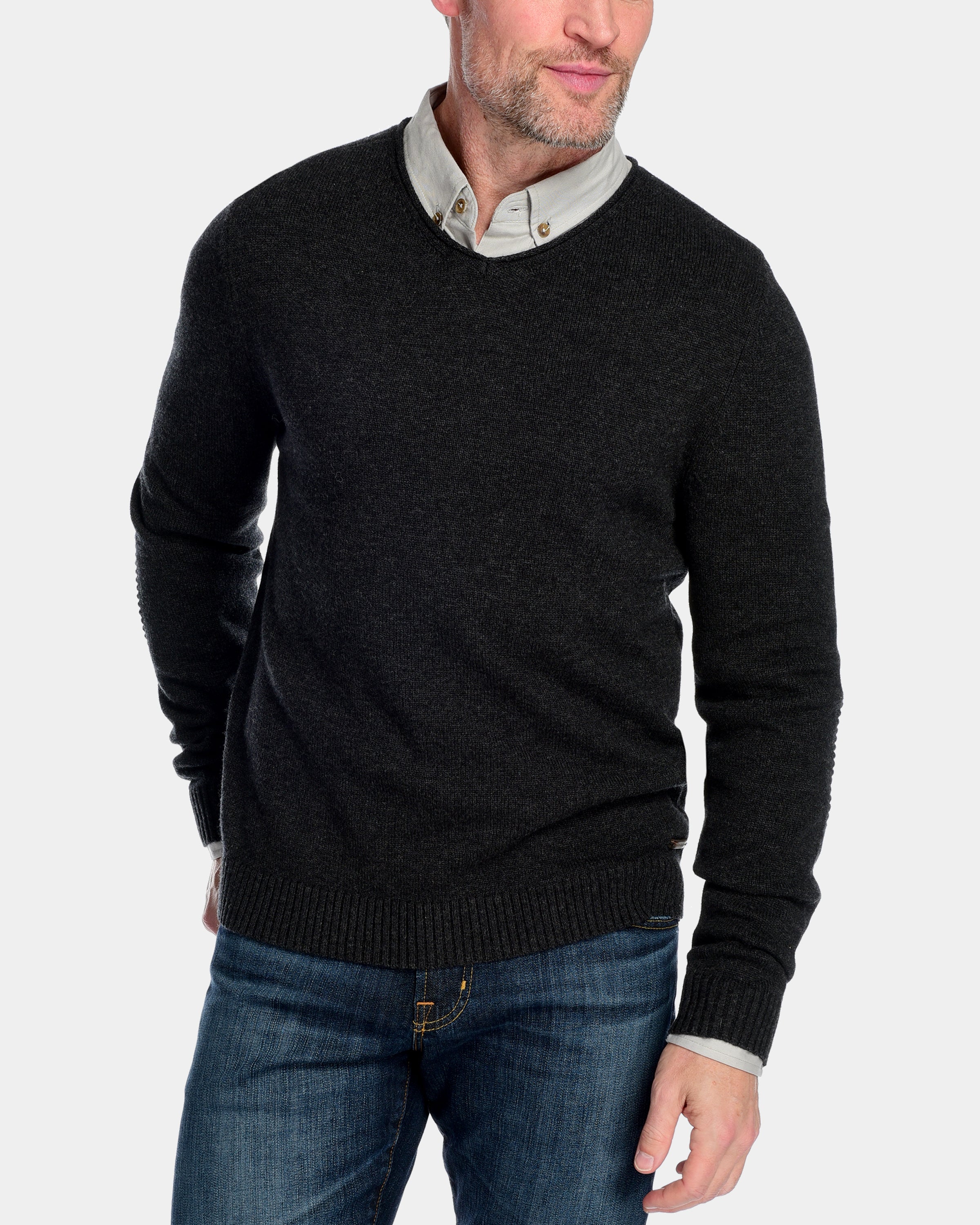 Men's V-Neck Sweater the Wentworth V-Neck Sweater by Fisher + Baker