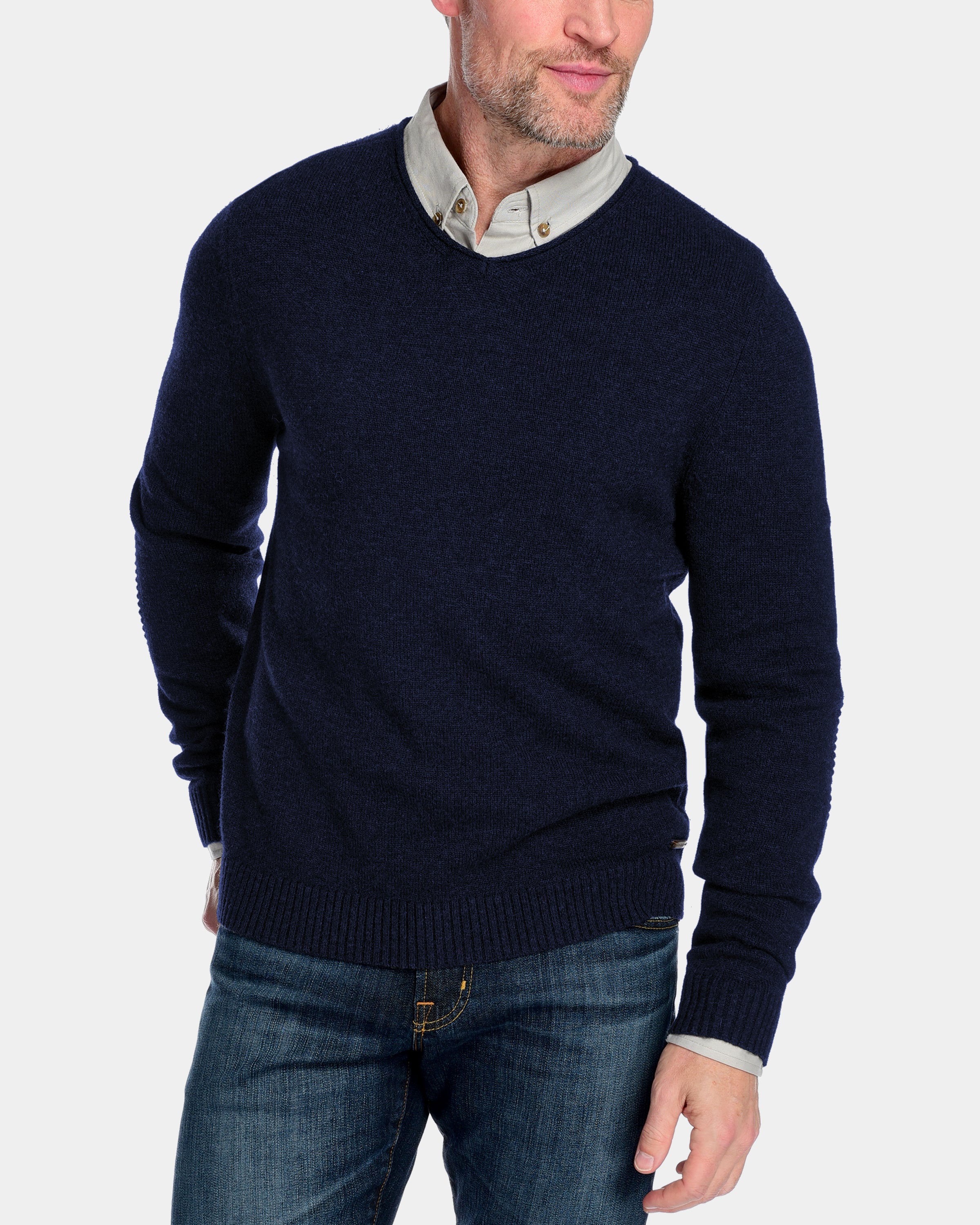 Men's V-Neck Sweater the Wentworth V-Neck Sweater by Fisher